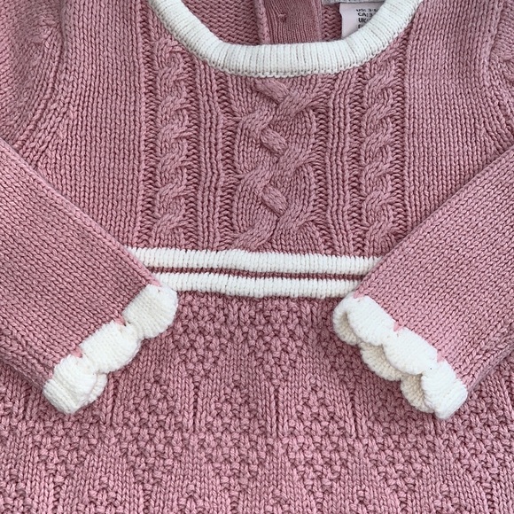 Catherine Malandrino Sweater Dress Dusty Pink 3-6M EUC - Picture 5 of 8